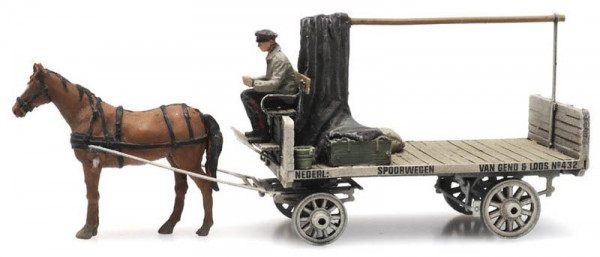 Artitec 387.428 - VG&L Pferde-Lastwagen Fertigmodell aus Resin, lackiert
