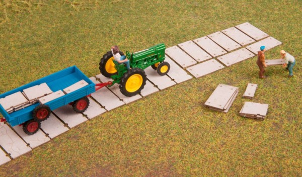Noch 14221 - Wegplatten 128 Stück, 0,1 cm hoch (verschieden sortiert)