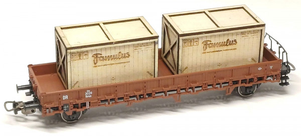 Loewe 2580 - Ladegut Überseekisten "FAMULUS" / TT, 2 x 30 mm