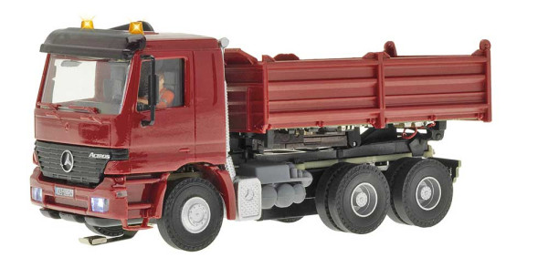 Viessmann 8601 - MB ACTROS 3-achs Muldenkipper mit motorischer Kippfunktion und Rundumleuchten, Funk