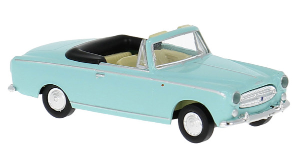 Brekina 29165 - Peugeot 403 Cabrio in pastellblau