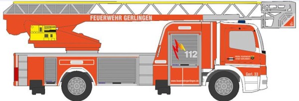 Rietze 71614 - Magirus Atego DLK 32 "FW Gerlingen"