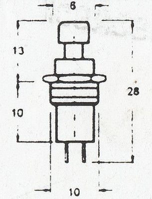 Weinert 2051 - Drucktastenschalter grün