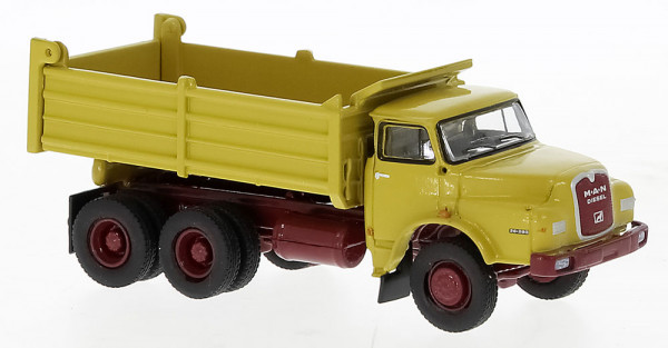 Brekina 78102 - MAN 26280 H Kipper, gelb