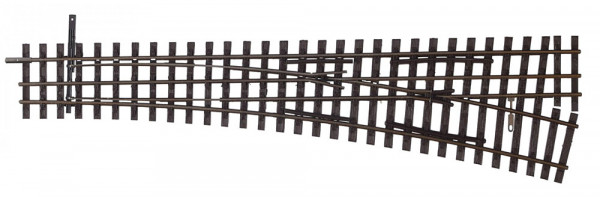 Tillig 85195 - Dreischienen-Schmalspurweiche DSSW H0/H0e-H0 rechts