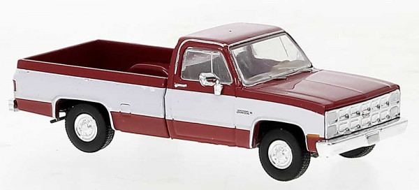 Brekina 19651 - GMC Sierra Grande rot, weiss, 1981,