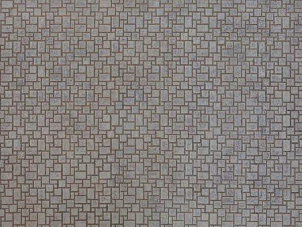Noch 56722 - 3D-Kartonplatte “Modernes Pflaster” 25 x 12,5 cm