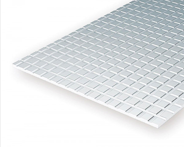Evergreen 4517 - Gehwegplatte 1mm 150 x 300mm, Raster: 9,5 x 9,5mm 1 Stück