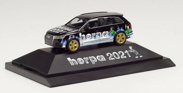 Herpa 102179 - Audi Q7 "Herpa Weihnachts-PKW 2021"