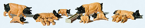 Preiser 10149 - Schwäbisch Hällische Schweine