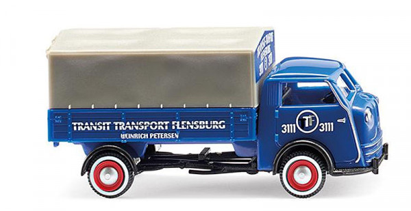 Wiking 033509 - Tempo Matador Hochpritsche mit Plane Transit Transport