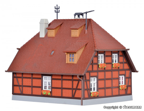 Kibri 38209 - Startset Haus Mühlenweg Spreewald inkl. Hausbeleuchtungs