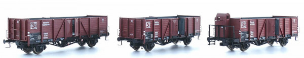 Exacttrain 20308 - DRG Set 3-teilig offene Güterwagen villach Ommru Ep.2
