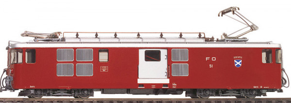 Bemo 1363202 - FO Gepäcktriebwagen Deh 4/4 52 ´Tujetsch´ dunkelrot Ep.3-4, DCC digital + Sound