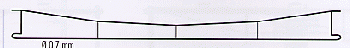 Sommerfeldt 144 - Fahrdraht H0/H0m 250mm lang, für Radien ab 600 mm
