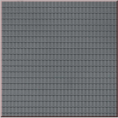Auhagen 52226 - Dachpfanne dunkelgrau 10 x 20 cm 2 Stück
