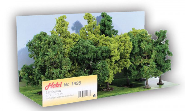 Heki 1995 - Laubwald 12 Bäume 11-13 cm hoch