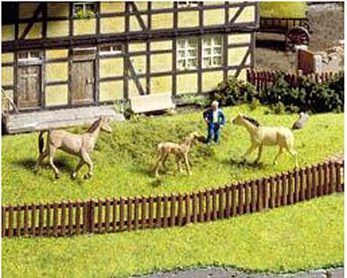 Noch 13080 - Gartenzaun, 18 Teile