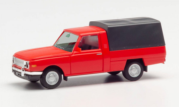 Herpa 420952 - Wartburg 353 Trans `66 mit Plane, rot
