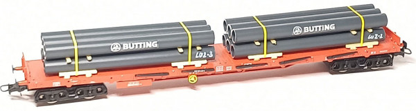 Loewe 2555 - Ladegut Stahlrohre "BUTTING" / HO, 2 x 90 mm