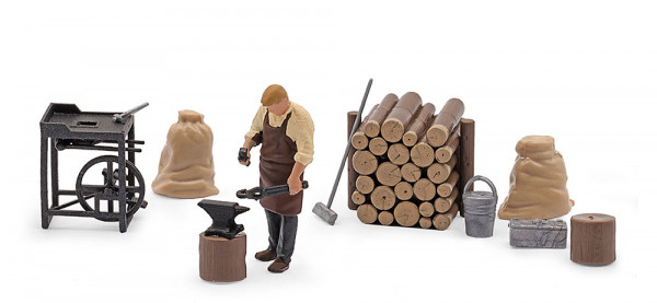 Busch 79856 - A-Set: Feldschmiede H0