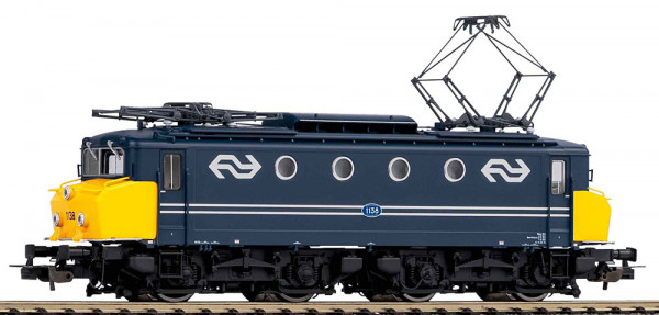 Piko 21664 - NS Ellok Rh 1100 blau mit gelben Vorbauten Ep.4, DCC + Sound