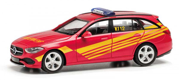 Herpa 097833 - Mercedes-Benz C-Klasse T-Modell KoDw "Feuerwehr"
