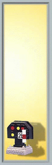 Viessmann 4418 - Licht-Sperrsignal nieder Höhe: 5 mm mit 4 LEDs Sh0 Sh1