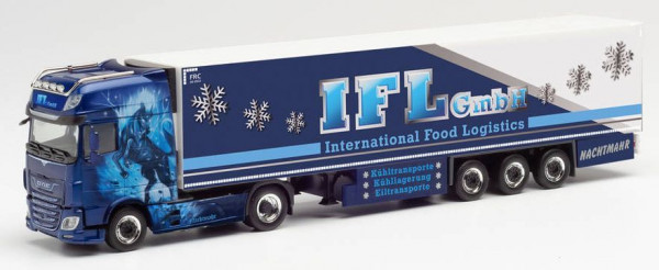 Herpa 313261 - DAF XF SSC Kühlkoffer-Sattelzug „IFL / Nachtmare“