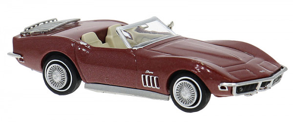 Brekina 19994 - Chevrolet Corvette C3 dunkelrot 1967