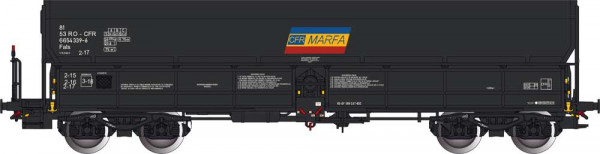 Albert Modell 665051 - CFR Selbstentladewagen Fals schwarz Ep.6, "CFR-MARFA"