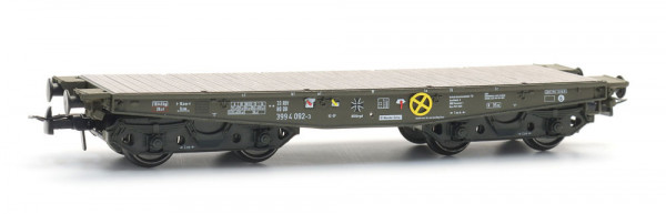 Artitec 20.284.30 - DB Schwerlastwagen SSy55 olivgrün Ep.4-5, mit Bundeswehr-Logo