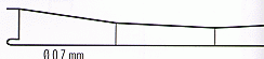 Sommerfeldt 149 - Fahrdraht H0/H0m 450mm lang, einsetig offen, zum Abspannen
