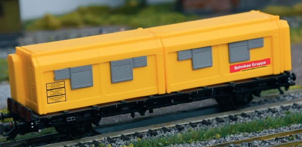 Loewe 2286 - Set (A) aus 2 Wohncont. "BAHNBAU GRUPPE" , 2x70mm
