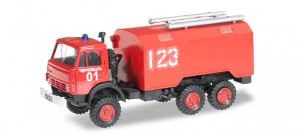 Herpa 744966 - Kamaz 5320 Koffer-LKW "Feuerwehr"
