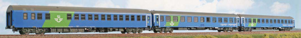 ACME 55335 - SJ Set 3-teilig Schlaf- und Liegewagen Euronight SJ 345/346 Ep. 6