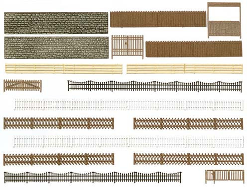 Busch 6017 - Zäune,Mauern,Tore über 200 cm lang