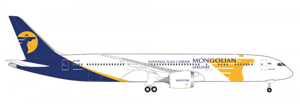 Herpa 537629 - MIAT - Mongolian AIrlines Boeing 787-9 Dreamliner