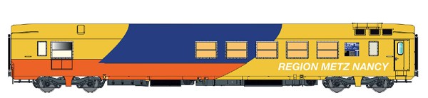 LSModels 40155 - SNCF Messwagen Sr gelb/blau/orange Ep.5