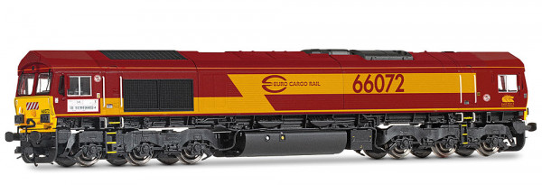 Arnold HN9081HM - Euro Cargo Rail, Diesellokomotive Class 66, braune Farbgebung, mit BLE-Sounddecode