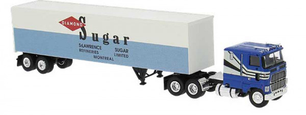 Brekina 85862 - Ford CLT 9000 Sattelzug "Diamond Sugar S. Lawrence Montreal" 1978