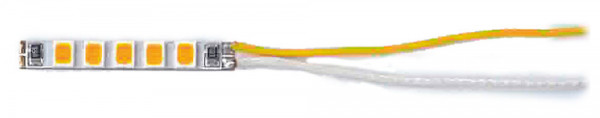 Viessmann 5158 - Mini LED-Leuchtstreifen 2,3mm breit, mit 5 LEDs warmweiß - 4 Stück