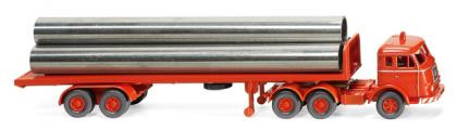 Wiking 055404 - Henschel Flachpritschensattelzug Bj.1955-61