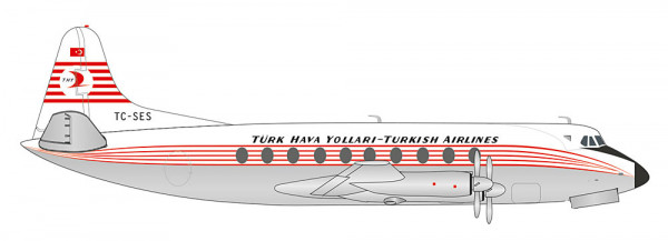 Herpa 572866 - Turkish Airlines Vickers Viscount 700