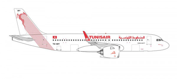 Herpa 539739 - Tunisair Airbus A320neo