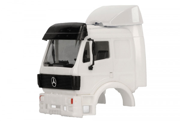 Herpa 086172 - Teileservice Mercedes-Benz SK88 Flachdach mit Windleitblechen, Dachsp., Sonnenbl.