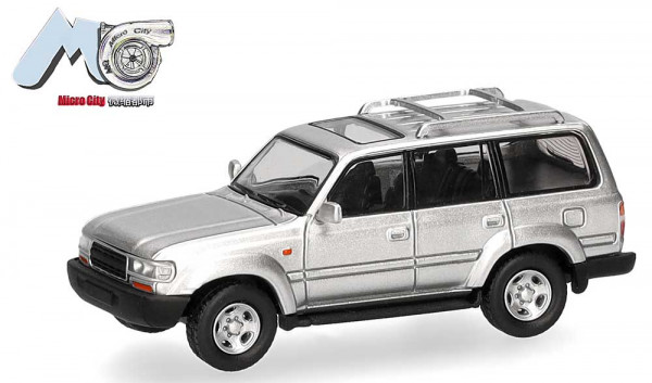 Herpa 87MC000141 - Toyota Landcruiser 80, silber (silver)