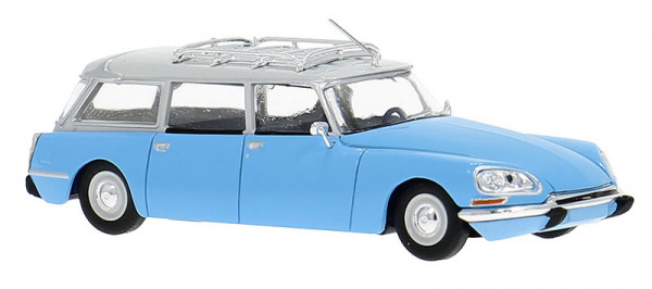Brekina 14203 - Citroen DS Break hellblau/grau