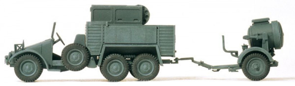 Preiser 16584 - Scheinwerferkraftwagen KFZ 83 Krupp mit Generator und 60 cm Flakscheinwerfer auf Son