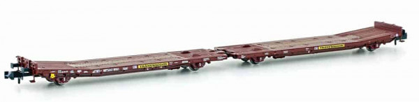 Hobbytrain H23784 - DB AG Doppelflachwagen TWA 800A Laadks Ep.5, "Transwaggon"